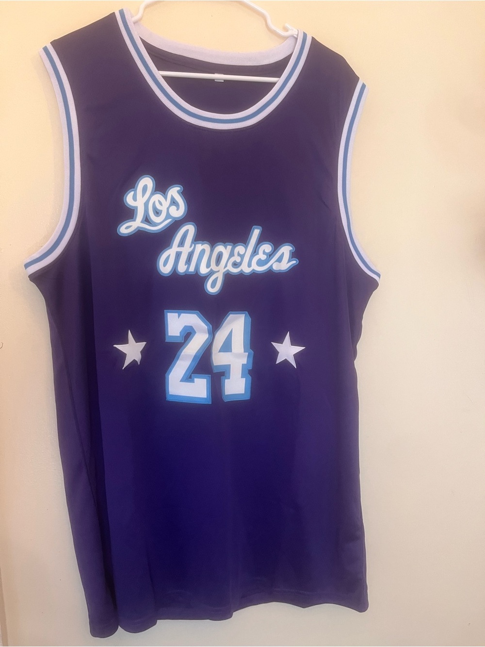 Bryant embroidered LA lakers  embroidered jersey